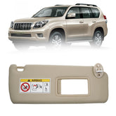 Beige Right Passenger Side Sun Visor Compatible with 2010-2023 Lexus GX460 2009-2023 Toyota Land Cruiser Prado KDJ155 /KDJ150 Replace# 74310-0G030-A0